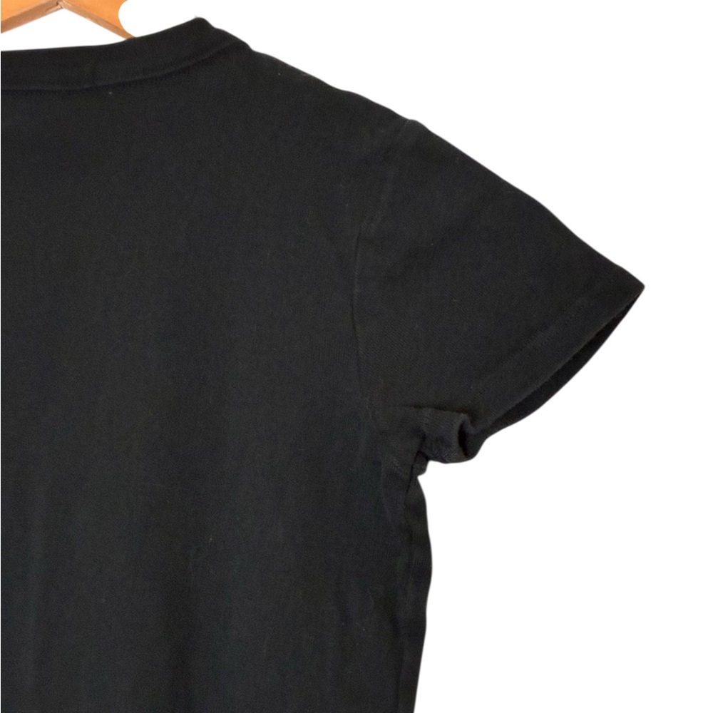 Brandy Melville | Black short sleeve crewneck crop top tee shirt dragon print - Picture 8 of 13